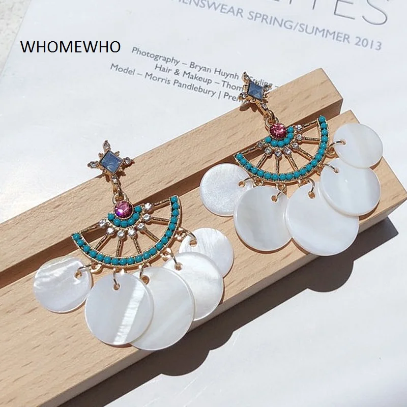 Gold Metal Blue Seed Beads Round Nature Shell Disc Minimalist Drop Earrings Women Summer Fashion Party Jewelry Engagement Gift
Gold Metal Blue Seed Beads Round Nature Shell Disc Minimalist Drop Earrings Women Summer Fashion Party Jewelry Engagement Gift