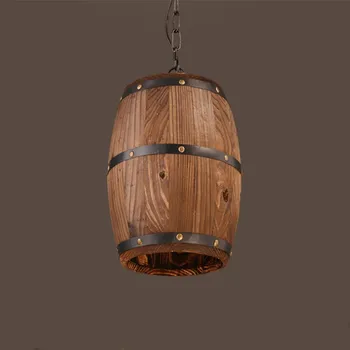Retre Pendant Lights Wood Barrel Retro Pendant Lamp Light for Bar Shop Cafe Dining Room pendant lighting Bar Coffe Lighting
Retre Pendant Lights Wood Barrel Retro Pendant Lamp Light for Bar Shop Cafe Dining Room pendant lighting Bar Coffe Lighting