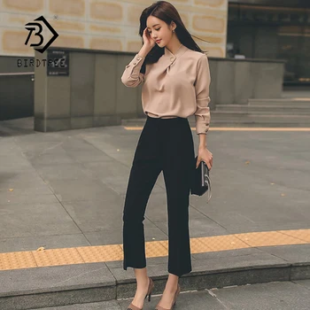 New Arrival Women's 2 Piece Khaki Chiffon Lantern Sleeve Shirts & High Waist Slim Pants Elegant Office Lady Blazer Suit S86406F
New Arrival Women's 2 Piece Khaki Chiffon Lantern Sleeve Shirts & High Waist Slim Pants Elegant Office Lady Blazer Suit S86406F