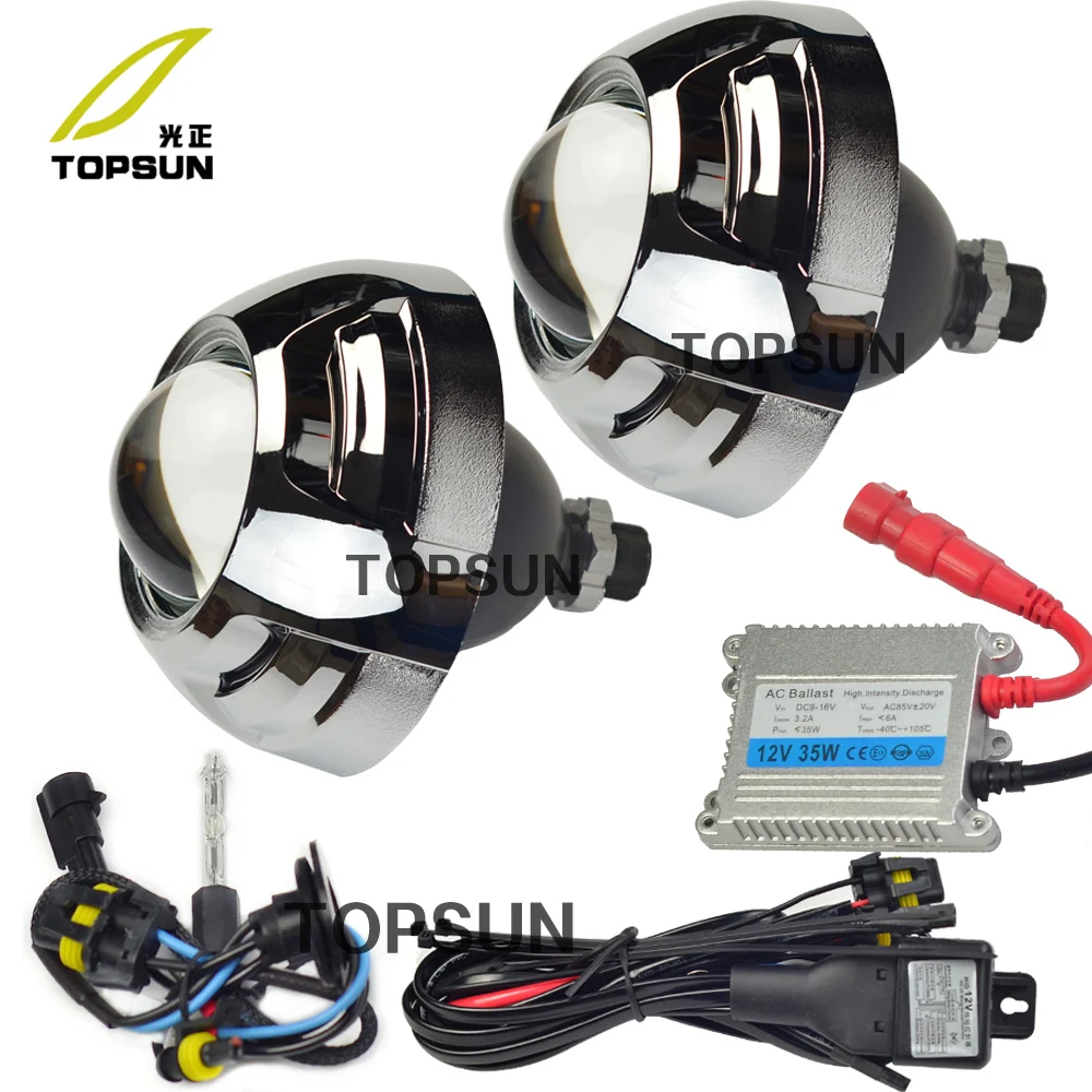 GZTOPHID Car-covers 3 inch Bifocal Q5 Projector Lens,Bezels Shrouds Covers,HID Xenon Bulb,35w Ballast,H/L Beam Control Cable
GZTOPHID Car-covers 3 inch Bifocal Q5 Projector Lens,Bezels Shrouds Covers,HID Xenon Bulb,35w Ballast,H/L Beam Control Cable