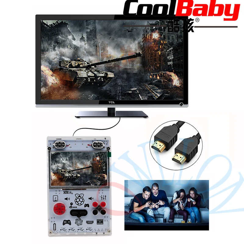 2019 DIY 5.0 Inch HD IPS Screen Handheld Game Player with Raspberry Compute Module 3 Lite Game console Built-in Over 15000 Games
2019 DIY 5.0 Inch HD IPS Screen Handheld Game Player with Raspberry Compute Module 3 Lite Game console Built-in Over 15000 Games
