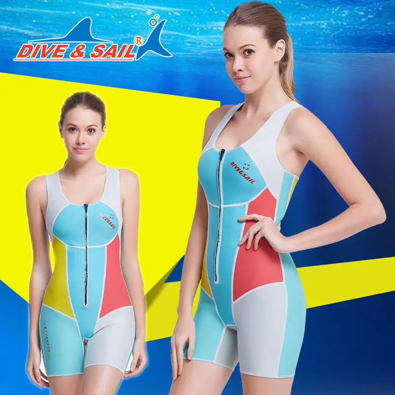2016 New WDS-4139B 1.5mm Women Watersport Scuba Snorkeling Surf Diving Full Suit Sleeveless Wetsuit
2016 New WDS-4139B 1.5mm Women Watersport Scuba Snorkeling Surf Diving Full Suit Sleeveless Wetsuit
