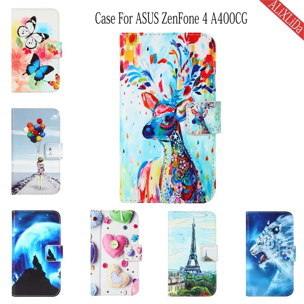 Case For ASUS ZenFone 4 A400CG Case Fashion Cartoon Pattern High Quality leather protective cover Mobile phone bag
Case For ASUS ZenFone 4 A400CG Case Fashion Cartoon Pattern High Quality leather protective cover Mobile phone bag