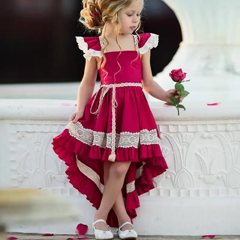 2019 Brand New Toddler Infant Kids Baby Girl Princess Dress Bow Ruffled Backless Sundress Cute Children Summer Dress 1-5Y
2019 Brand New Toddler Infant Kids Baby Girl Princess Dress Bow Ruffled Backless Sundress Cute Children Summer Dress 1-5Y
