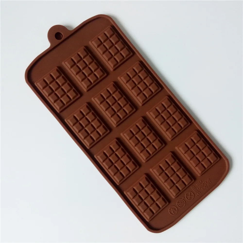 Christmas Products Waffle Silicone Chocolate Mold