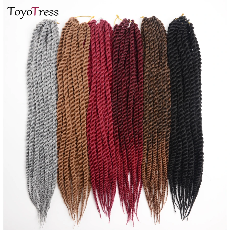 Senegalese Twist Hair Crochet Braiding Synthetic Hair Extensions 12strands/pack 10-30inch Ombre Braids Hair Toyotress Hair
Senegalese Twist Hair Crochet Braiding Synthetic Hair Extensions 12strands/pack 10-30inch Ombre Braids Hair Toyotress Hair