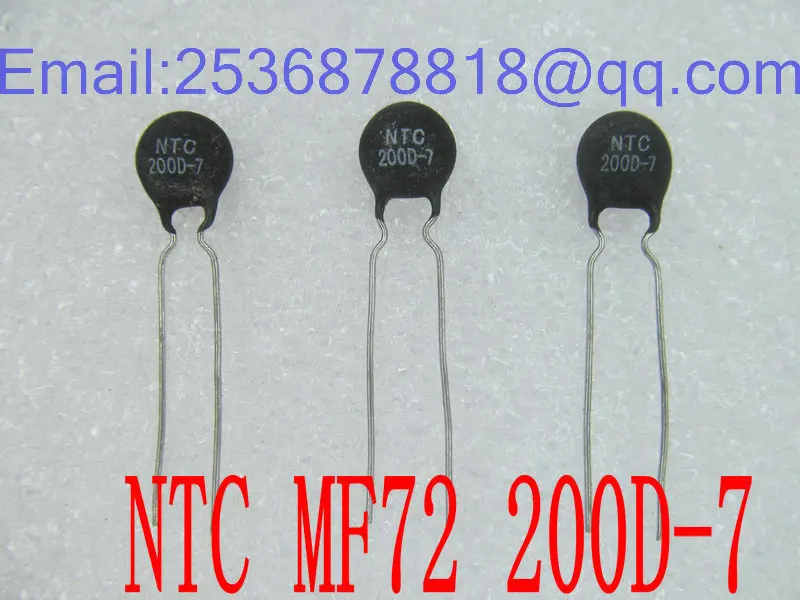 20pcs/Lot NTC thermistor negative temperature thermistor 200ohm piece diameter 7MM MF72-200D7
20pcs/Lot NTC thermistor negative temperature thermistor 200ohm piece diameter 7MM MF72-200D7