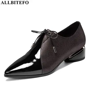 ALLBITEFO genuine leather zip lace up ladies women heels casual high thick heel shoes new brand spring autumn girl high heels
ALLBITEFO genuine leather zip lace up ladies women heels casual high thick heel shoes new brand spring autumn girl high heels