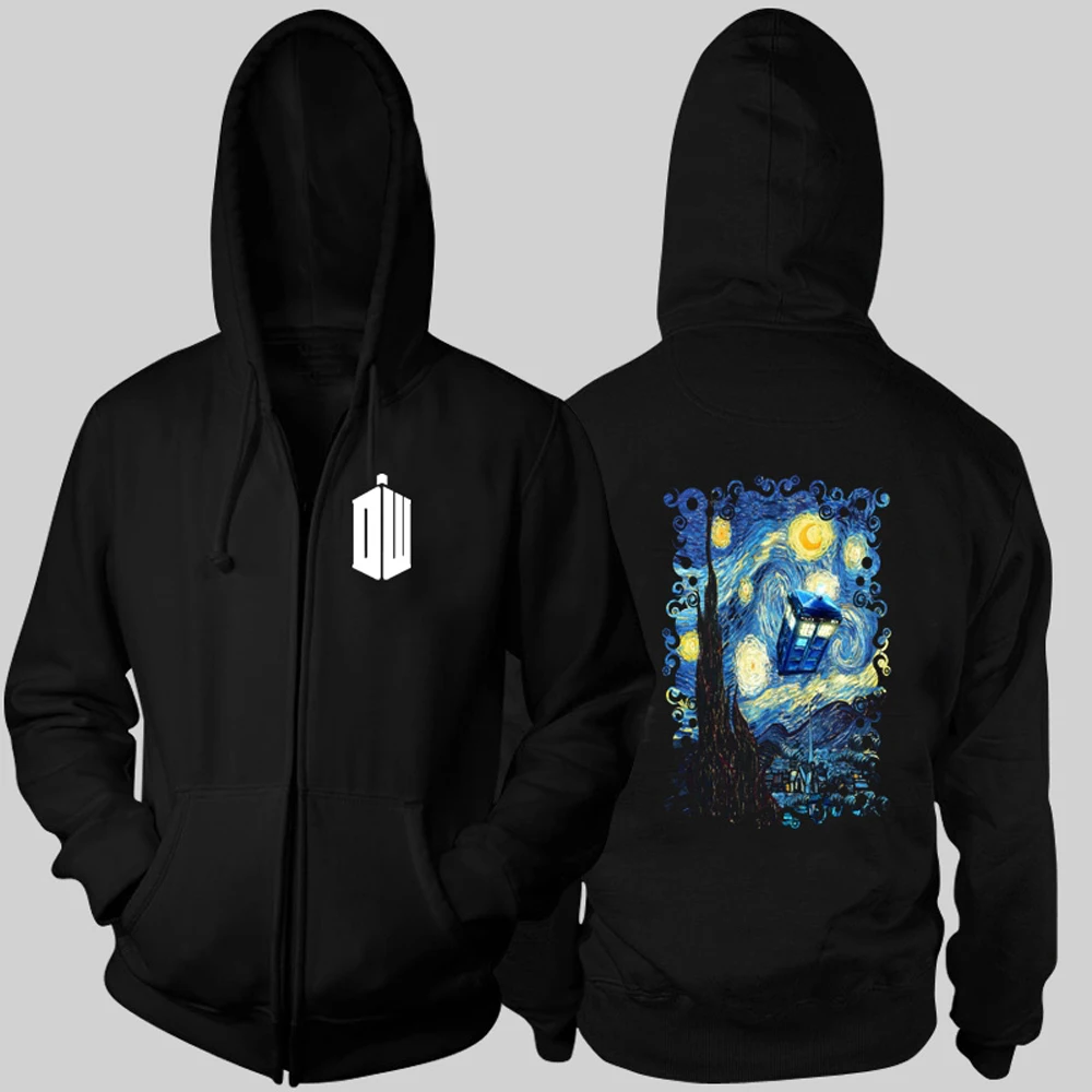 Doctor Who Hoodies Vincent Willem van Gogh polie box public call Tardis Men Keep warm Pullover Long Sleeve Full zip Sweatshirt
Doctor Who Hoodies Vincent Willem van Gogh polie box public call Tardis Men Keep warm Pullover Long Sleeve Full zip Sweatshirt