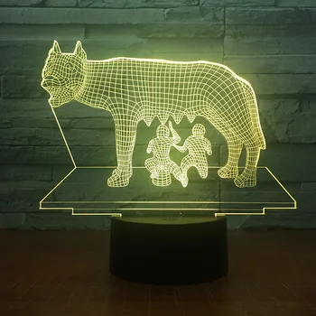 Creative products novelty 7 color atmosphere led table lamp Acrylic 3d night light Touch color change USB light 1862 
Creative products novelty 7 color atmosphere led table lamp Acrylic 3d night light Touch color change USB light 1862