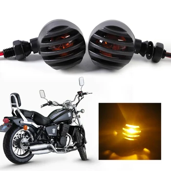DWCX Motorcycle 2pcs Bullet Grille Turn Signal Light Blinker Indicator for Harley models Bobber Cafe-race Chopper Funbike style
DWCX Motorcycle 2pcs Bullet Grille Turn Signal Light Blinker Indicator for Harley models Bobber Cafe-race Chopper Funbike style