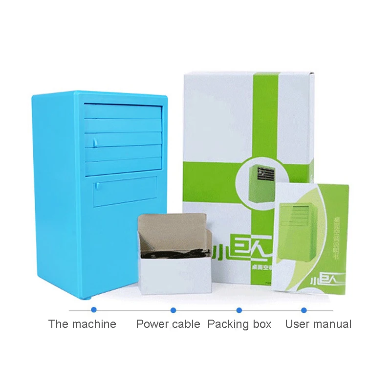 USB Air Cooler Conditioner ventilator Portable Humidifier Purifier Cooling Fan DesktopFloor Arctic Fan Office Household (10)