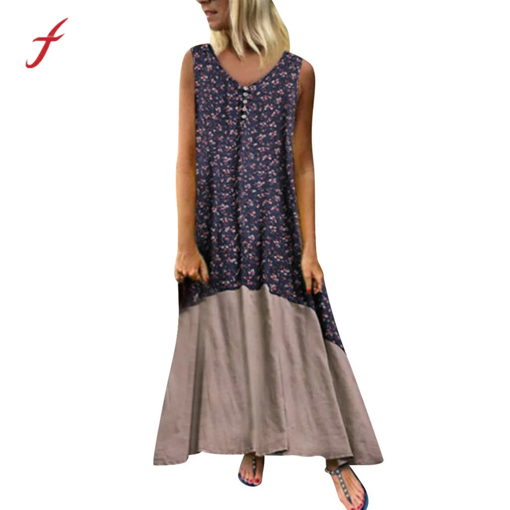 Feitong Bohemian Dress Plus Size Women Vintage Floral Printing Patchwork Boho Style Casual Loose Long Retro Maxi Dress Vestidos
Feitong Bohemian Dress Plus Size Women Vintage Floral Printing Patchwork Boho Style Casual Loose Long Retro Maxi Dress Vestidos