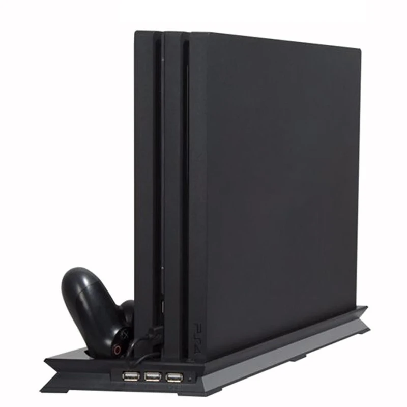 PS4 Pro Thin Charging Heat Sink Vertical Stand Cooling Fan Dual Controller Charger Dock Station For Sony Playstation 4 Cooler
PS4 Pro Thin Charging Heat Sink Vertical Stand Cooling Fan Dual Controller Charger Dock Station For Sony Playstation 4 Cooler