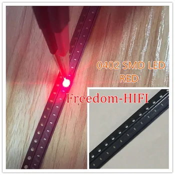 50PCS 0402 Led Surface Mount 0402 Red Smd/smt Led Super Bright Lamp Lights-emitting Diodes 0402 SMD LED 620-625NM
50PCS 0402 Led Surface Mount 0402 Red Smd/smt Led Super Bright Lamp Lights-emitting Diodes 0402 SMD LED 620-625NM