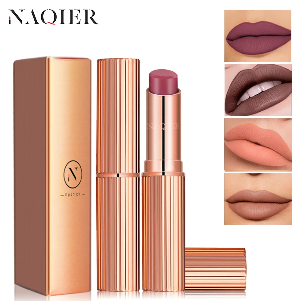 NAQIER 8 Colors Matte Lipstick Makeup maquiagem Waterproof Long-lasting utritious Liquid Velvet Nude lip stick Cosmetic
NAQIER 8 Colors Matte Lipstick Makeup maquiagem Waterproof Long-lasting utritious Liquid Velvet Nude lip stick Cosmetic