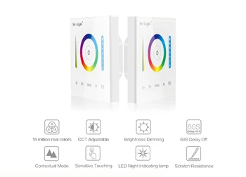 Milight P3 Smart Panel Led Controller RGB RGBW RGB+CCT LED Touch Switch Panel Controller Led Dimmer for Led Strip, Panel Light
Milight P3 Smart Panel Led Controller RGB RGBW RGB+CCT LED Touch Switch Panel Controller Led Dimmer for Led Strip, Panel Light