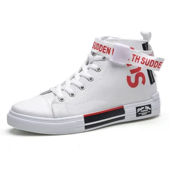 New Arrival Skateboard Shoes Men Casual Canvas Sport Shoes Star Fashion White Buckle Plimsolls High top Canvas Sneakers hombre
New Arrival Skateboard Shoes Men Casual Canvas Sport Shoes Star Fashion White Buckle Plimsolls High top Canvas Sneakers hombre