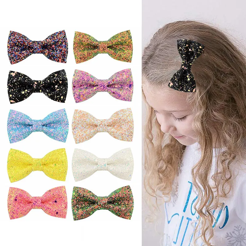 Hairpins High Quality Barrettes Hairbows Glitter Bows With Clip Hair Clips Kids Children Dots Girls Bowknot Party 1PC 36 Colors
Hairpins High Quality Barrettes Hairbows Glitter Bows With Clip Hair Clips Kids Children Dots Girls Bowknot Party 1PC 36 Colors
