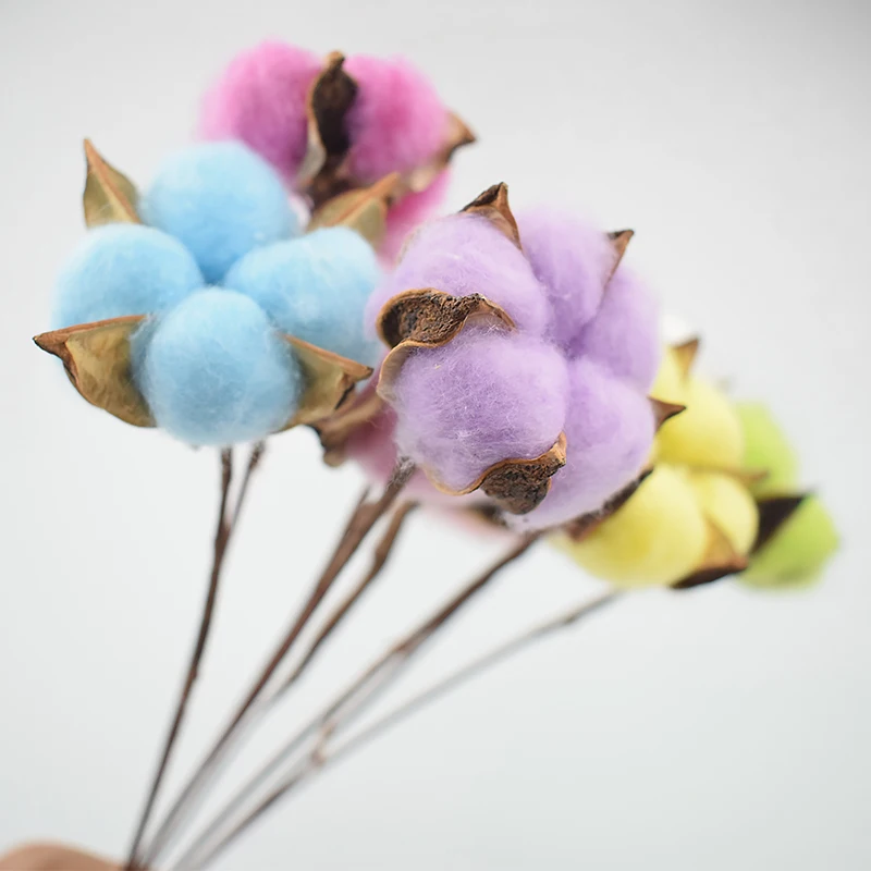 4.5 Really Dried Cotton Flower With Rod Artificial Single Branch Multi-Color Naturally Flowers Bouquet Home Wedding Decor
4.5 Really Dried Cotton Flower With Rod Artificial Single Branch Multi-Color Naturally Flowers Bouquet Home Wedding Decor