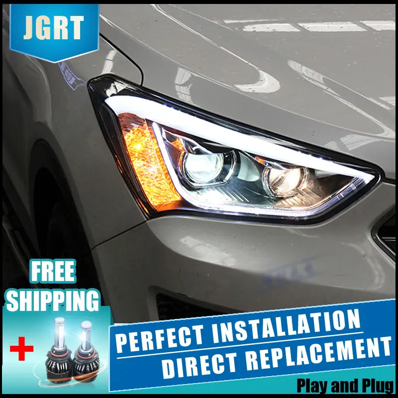 2PCS LED Headlights For Hyundai IX45 13-14 Car Led Lights Double Xenon Lens Car Accessories Daytime Running Lights Fog Light
2PCS LED Headlights For Hyundai IX45 13-14 Car Led Lights Double Xenon Lens Car Accessories Daytime Running Lights Fog Light