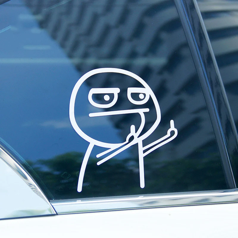 QPLOVE 1pc Fun Car Stickers Social Cartoon Window Glass Erect Middle Finger Interesting Motor Vehicle Exterior Accessories
QPLOVE 1pc Fun Car Stickers Social Cartoon Window Glass Erect Middle Finger Interesting Motor Vehicle Exterior Accessories