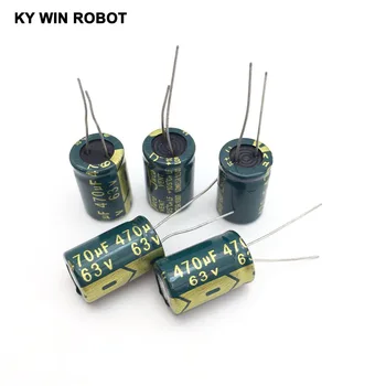 10 pcs Aluminum electrolytic capacitor 470 uF 63 V 13 * 20 mm frekuensi tinggi Radial Electrolytic kapasitor
10 pcs Aluminum electrolytic capacitor 470 uF 63 V 13 * 20 mm frekuensi tinggi Radial Electrolytic kapasitor