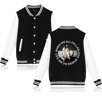 2019 K-pops Casual Jacket Billie Eilish Print Harajuku 2019 Hot Sale Women and men Long Sleeve Baseball Jacket plus size 4XL
2019 K-pops Casual Jacket Billie Eilish Print Harajuku 2019 Hot Sale Women and men Long Sleeve Baseball Jacket plus size 4XL