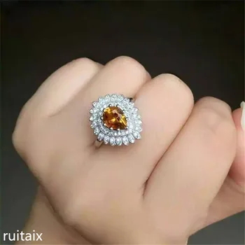 KJJEAXCMY fine jewelry 925 Pure silver inlay natural droplet crystal yellow crystal female style ring inlay jewelry
KJJEAXCMY fine jewelry 925 Pure silver inlay natural droplet crystal yellow crystal female style ring inlay jewelry