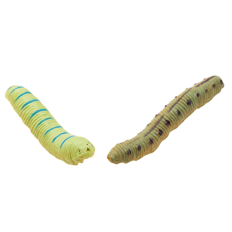 12X Creativity Simulation Caterpillar Plastic Terrorist Scary Animal Toys Z 