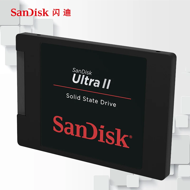 

Sandisk ULTRA II Internal Solid State Disk SSD 240GB 480GB 960GB 550MBS Hard Drive SATA Revision 3.0 for Laptop Desktop Computer