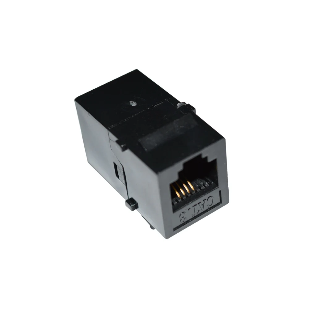 6P4C Straight Through Telephone module RJ11 Connector Information Socket Voice Coupler Cable Adapter CAT3 telecom Keystone Jack
6P4C Straight Through Telephone module RJ11 Connector Information Socket Voice Coupler Cable Adapter CAT3 telecom Keystone Jack