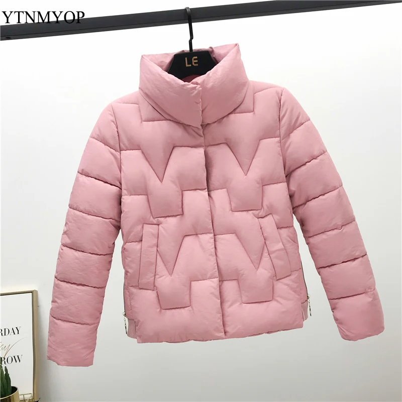 YTNMYOP Autumn And Winter Coat Women 2019 New Slim Fashion Female Jacket Pink Stand Collar Ladies Parkas Down Cotton Coat Girls
YTNMYOP Autumn And Winter Coat Women 2019 New Slim Fashion Female Jacket Pink Stand Collar Ladies Parkas Down Cotton Coat Girls