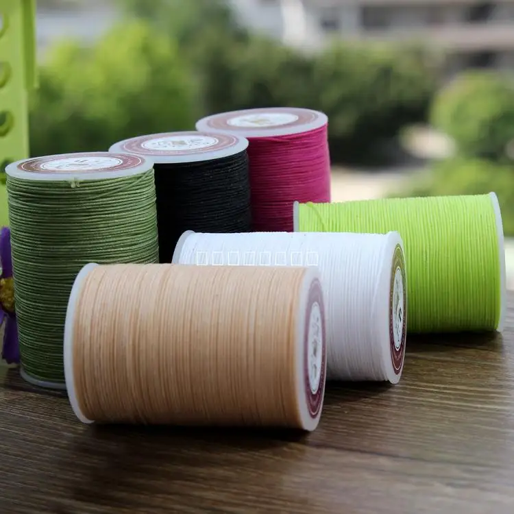 0.6mm Strong Tenacity 95m/roll Dacron Wax Line Round Jewelry Leather Craft for Shoe Sewing DIY Findings for Bracelet Necklace
0.6mm Strong Tenacity 95m/roll Dacron Wax Line Round Jewelry Leather Craft for Shoe Sewing DIY Findings for Bracelet Necklace