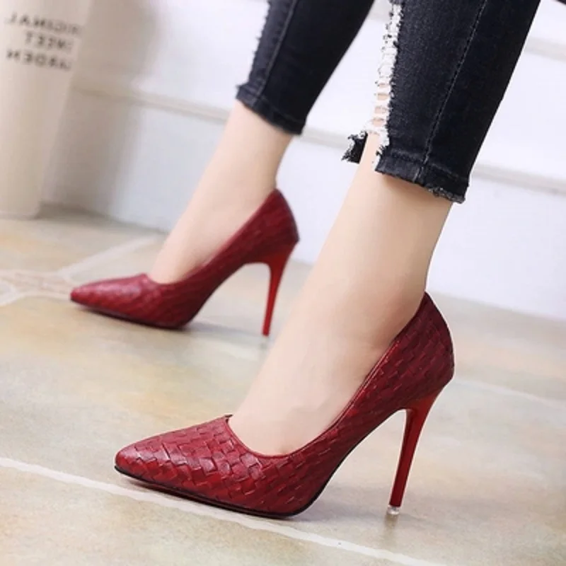 Single women's high heels pointed 2019 spring new high heels female students fashion sexy fine with 10 cm work shoes
Single women's high heels pointed 2019 spring new high heels female students fashion sexy fine with 10 cm work shoes