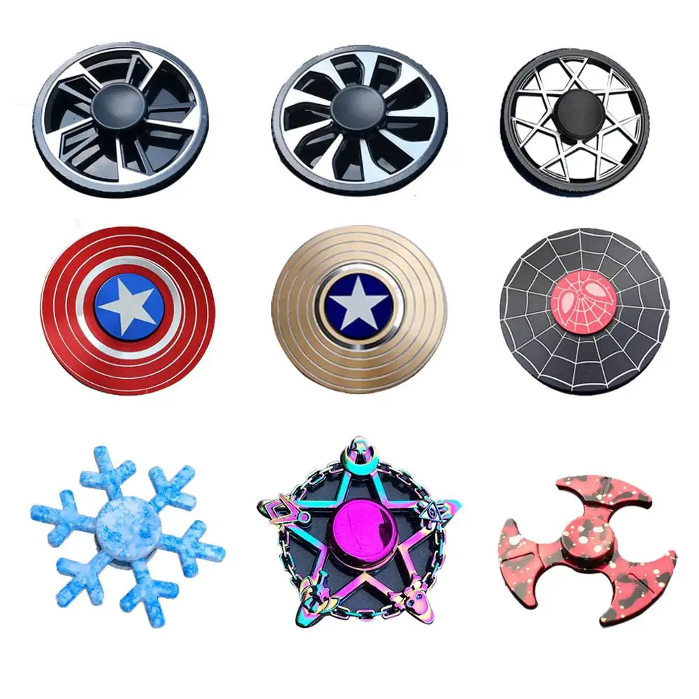 Cool Fidget Spinner Marvel Captain America Two Sides Alloy Spiderman Hand Spinner Adult Decompression Artifact Children's Toy
Cool Fidget Spinner Marvel Captain America Two Sides Alloy Spiderman Hand Spinner Adult Decompression Artifact Children's Toy