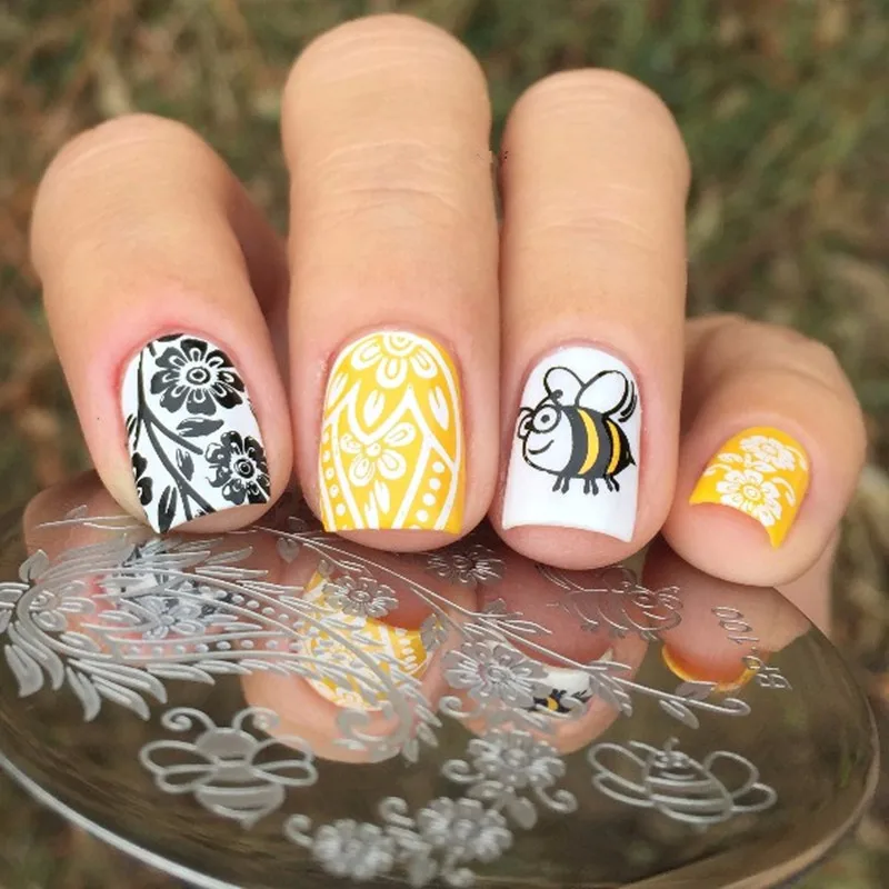 Идеи Дизайна Ногтей Стемпинг