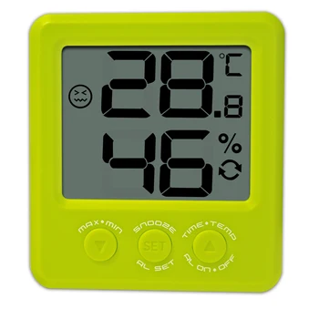 Mute Nixie clock of bedroom decoration wake up watch LED Electronic Alarm Clock Snooze Temperature humidity display digital
Mute Nixie clock of bedroom decoration wake up watch LED Electronic Alarm Clock Snooze Temperature humidity display digital