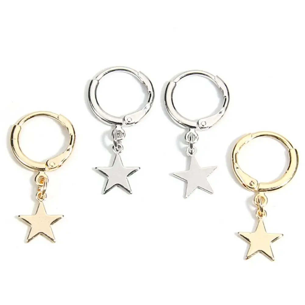 Fashion Women Simple Pentacle Pendant Hoop Huggie Earrings Party Jewelry Gift New Hot
Fashion Women Simple Pentacle Pendant Hoop Huggie Earrings Party Jewelry Gift New Hot