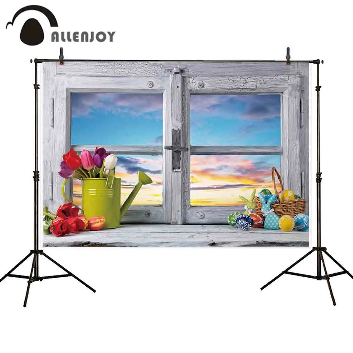 Allenjoy Easter photography backdrop window egg flower sky spring background photobooth photo studio photocall printed new
Allenjoy Easter photography backdrop window egg flower sky spring background photobooth photo studio photocall printed new