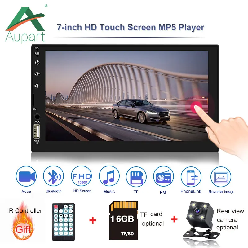 HD 7" Autoradio 2 din Car Radio Cassette Recorder Touch Screen Car Audio Bluetooth Rear View Camera MP3 MP5 multimedia Player
HD 7" Autoradio 2 din Car Radio Cassette Recorder Touch Screen Car Audio Bluetooth Rear View Camera MP3 MP5 multimedia Player