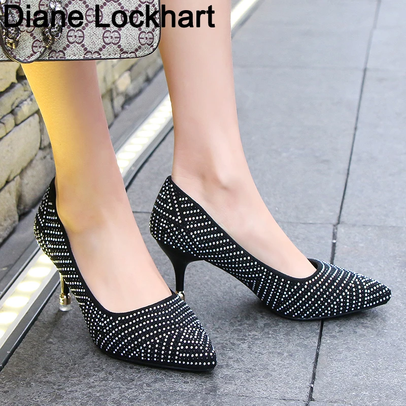 2019 Fashion New Women Pumps Classic Sequined Shallow Women High Heels Sexy Pointed 7cm Wedding shoes party Women Shoes Mujer
2019 Fashion New Women Pumps Classic Sequined Shallow Women High Heels Sexy Pointed 7cm Wedding shoes party Women Shoes Mujer