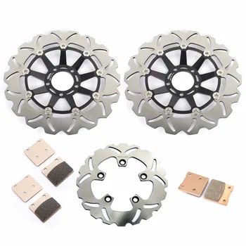 BIKINGBOY Front Rear Brake Discs Disks Rotors Brake Pads For SUZUKI GSXR GSX R 1100 1986 1987 1988 86-88
BIKINGBOY Front Rear Brake Discs Disks Rotors Brake Pads For SUZUKI GSXR GSX R 1100 1986 1987 1988 86-88