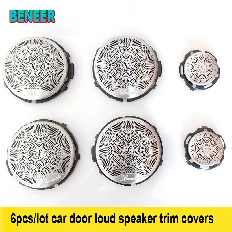 6pcs audio speaker car door loud speaker trim covers for Mercedes Benz AMG 15-16 E W213 C W205 GLC Class
6pcs audio speaker car door loud speaker trim covers for Mercedes Benz AMG 15-16 E W213 C W205 GLC Class