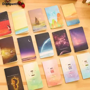 Sky Series Cover Mini Portable Notebook Notepad Creative Thin Beautiful Diary Book Students Gift Random 
Sky Series Cover Mini Portable Notebook Notepad Creative Thin Beautiful Diary Book Students Gift Random