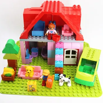 DIY Fashion Family House Furniture Duploe Animals Duploed Toys for Children Blocks Building DIY Bricks Parts Gift
DIY Fashion Family House Furniture Duploe Animals Duploed Toys for Children Blocks Building DIY Bricks Parts Gift
