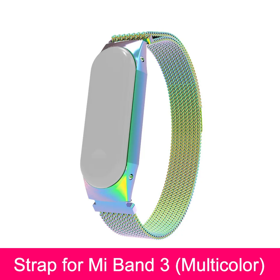 Stainless steel wrist strap for xiaomi mi band 3 metal watch smart bracelet miband belt replaceable straps | Электроника