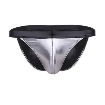 Sexy Men Plus Size U Convex Pouch Shiny Briefs G-string Smooth Thongs Low Rise Underwwear Faux Leather U Pouch Gay Wear F15
Sexy Men Plus Size U Convex Pouch Shiny Briefs G-string Smooth Thongs Low Rise Underwwear Faux Leather U Pouch Gay Wear F15