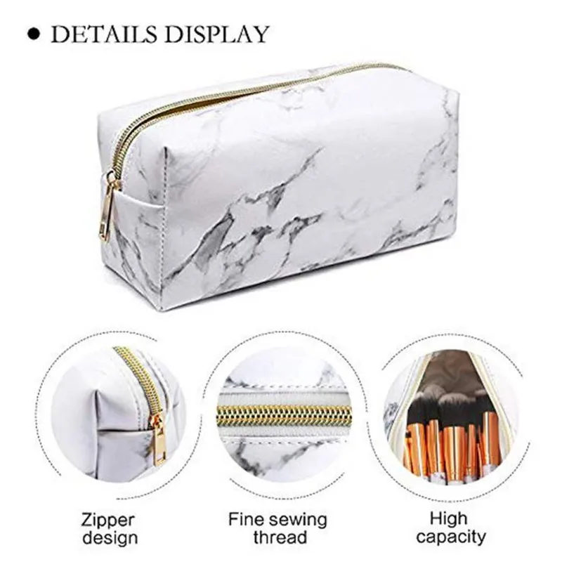 Cross-border 2018 new marbled PU cosmetic bag portable clutch bag multi-function large-capacity organizer cosmetic storage bag
Cross-border 2018 new marbled PU cosmetic bag portable clutch bag multi-function large-capacity organizer cosmetic storage bag