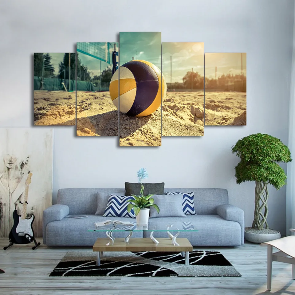 HD Printed Picture On Canvas Modern Painting 5 Piece/Pcs Beach Volleyball Modular Decor Posters Wall Art Home Frame Living Room
HD Printed Picture On Canvas Modern Painting 5 Piece/Pcs Beach Volleyball Modular Decor Posters Wall Art Home Frame Living Room